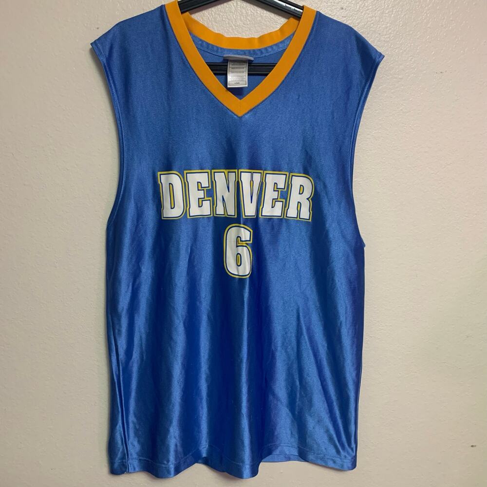 Vintage Denver Nuggets # 6 Kenyon Martin Basketball Jersey